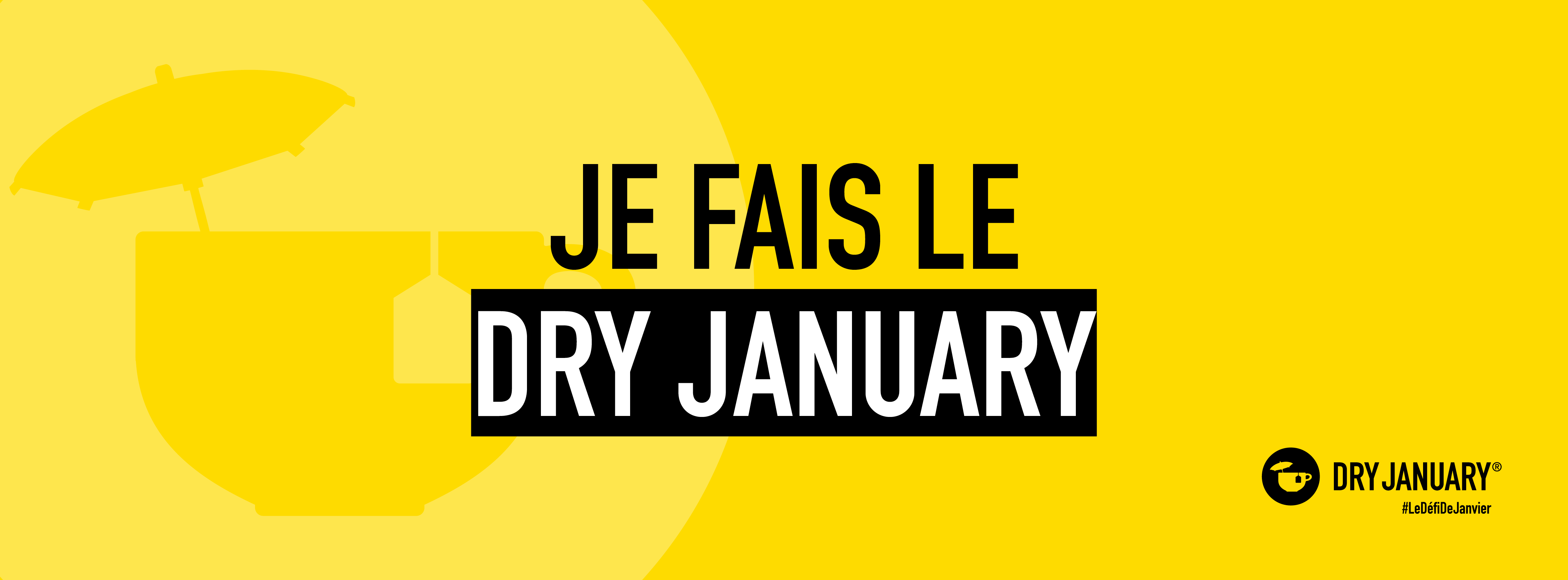 Je fais le Dry January jaune